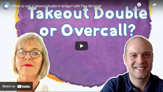 When to use a takeout double in bridge? with Tina McVeigh